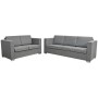 Conjunto de sofás 2 unidades tela gris claro by , Sofas - Ref: Foro24-274212, Price: 761,73 €, Discount: %