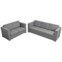 Conjunto de sofás 2 unidades tela gris claro by , Sofas - Ref: Foro24-274212, Price: 761,73 €, Discount: %