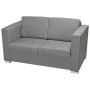 Conjunto de sofás 2 unidades tela gris claro by , Sofas - Ref: Foro24-274212, Price: 761,73 €, Discount: %