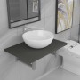 Conjunto de muebles de baño 2 piezas cerámica gris von , Badezimmermöbel - Ref: Foro24-279332, Preis: 78,01 €, Rabatt: %