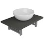 Conjunto de muebles de baño 2 piezas cerámica gris von , Badezimmermöbel - Ref: Foro24-279332, Preis: 78,01 €, Rabatt: %