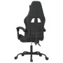 Drehbarer Gaming-Stuhl mit Fußstütze aus schwarzem Kunstleder von , Gaming-Stühle - Ref: Foro24-349563, Preis: 126,93 €, Raba...