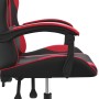 Silla gaming giratoria cuero sintético negro y rojo | Foro24|Onlineshop| Casa, Jardín y Más Foro24.es