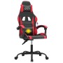 Silla gaming giratoria cuero sintético negro y rojo | Foro24|Onlineshop| Casa, Jardín y Más Foro24.es