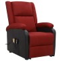 Sillón de masaje elevable tela rojo tinto | Foro24|Onlineshop| Casa, Jardín y Más Foro24.es