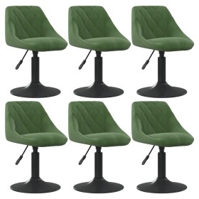 Sillas de comedor giratorias 6 unidades terciopelo verde oscuro by , dining chairs - Ref: Foro24-3088805, Price: 329,50 €, Di...