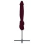 Cantilever umbrella with a steel post in burgundy red, 250x250 cm. by vidaXL, Umbrellas - Ref: Foro24-312308, Price: 94,74 €,...