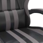 Silla gaming cuero sintético negro y gris de , Sillones para videojuegos - Ref: Foro24-3143822, Precio: 127,96 €, Descuento: %