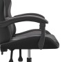 Silla gaming cuero sintético negro y gris de , Sillones para videojuegos - Ref: Foro24-3143822, Precio: 127,96 €, Descuento: %