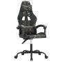 Silla gaming cuero sintético negro y camuflaje de , Sillones para videojuegos - Ref: Foro24-3143829, Precio: 117,83 €, Descue...