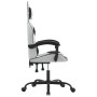 Silla gaming cuero sintético blanco y negro de , Sillones para videojuegos - Ref: Foro24-3143876, Precio: 117,99 €, Descuento: %