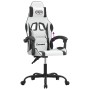 Gaming-Stuhl aus Kunstleder in Schwarz und Weiß von , Gaming-Stühle - Ref: Foro24-3143876, Preis: 117,99 €, Rabatt: %