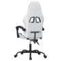 Silla gaming giratoria cuero sintético blanco y negro de , Sillones para videojuegos - Ref: Foro24-349577, Precio: 117,99 €, ...