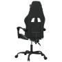 Silla gaming giratoria cuero sintético negro y blanco by , Gaming chairs - Ref: Foro24-349596, Price: 117,94 €, Discount: %