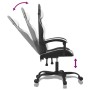 Silla gaming giratoria cuero sintético negro y blanco by , Gaming chairs - Ref: Foro24-349596, Price: 117,94 €, Discount: %