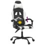 Silla gaming giratoria cuero sintético negro y blanco by , Gaming chairs - Ref: Foro24-349596, Price: 117,94 €, Discount: %