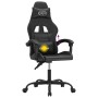 Silla gaming giratoria cuero sintético negro de , Sillones para videojuegos - Ref: Foro24-349575, Precio: 117,16 €, Descuento: %