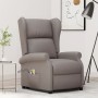 Sillón de masaje elevable tela gris taupé by , Electric massage chairs - Ref: Foro24-289748, Price: 342,39 €, Discount: %