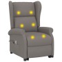 Sillón de masaje elevable tela gris taupé by , Electric massage chairs - Ref: Foro24-289748, Price: 342,39 €, Discount: %