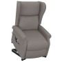 Sillón de masaje elevable tela gris taupé by , Electric massage chairs - Ref: Foro24-289748, Price: 342,39 €, Discount: %