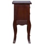 Mesita de noche clásica madera maciza caoba marrón 60x30x60 cm by , Nightstands - Ref: Foro24-288883, Price: 103,20 €, Discou...