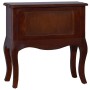 Mesita de noche clásica madera maciza caoba marrón 60x30x60 cm by , Nightstands - Ref: Foro24-288883, Price: 103,20 €, Discou...