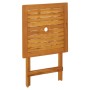 Mesa plegable de jardín de madera maciza de acacia 60x60x75 cm de vidaXL, Mesas de jardín - Ref: Foro24-313595, Precio: 64,77...