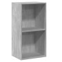 Estantería 2 niveles contrachapada gris hormigón 40x30x76,5cm by , Bookcases and shelves - Ref: Foro24-800931, Price: 53,99 €...