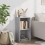 Estantería 2 niveles contrachapada gris hormigón 40x30x76,5cm by , Bookcases and shelves - Ref: Foro24-800931, Price: 53,99 €...