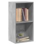 Estantería 2 niveles contrachapada gris hormigón 40x30x76,5cm by , Bookcases and shelves - Ref: Foro24-800931, Price: 53,99 €...