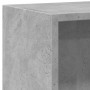 Estantería 2 niveles contrachapada gris hormigón 40x30x76,5cm by , Bookcases and shelves - Ref: Foro24-800931, Price: 53,99 €...