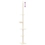 Árbol rascador para gatos de suelo a techo crema 263,5-289,5 cm von , Katzenmöbel - Ref: Foro24-171708, Preis: 49,21 €, Rabat...