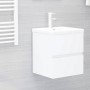 Armario para lavabo madera contrachapada blanco 41x38,5x45 cm de , Muebles de baño - Ref: Foro24-804728, Precio: 45,97 €, Des...