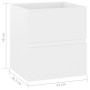 Armario para lavabo madera contrachapada blanco 41x38,5x45 cm von , Badezimmermöbel - Ref: Foro24-804728, Preis: 45,97 €, Rab...