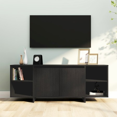 Mueble para TV madera contrachapada negro 130x35x50 cm de , Muebles TV - Ref: Foro24-809585, Precio: 104,21 €, Descuento: %