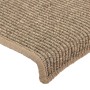 Alfombrilla autoadhesiva escalera 15 uds beige oscuro 65x21x4cm von , Treppenmatten - Ref: Foro24-326908, Preis: 110,62 €, Ra...