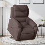 Sillón eléctrico reclinable elevable de tela marrón oscuro de , Sillones - Ref: Foro24-3205009, Precio: 322,39 €, Descuento: %