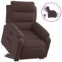 Sillón eléctrico reclinable elevable de tela marrón oscuro de , Sillones - Ref: Foro24-3205009, Precio: 322,39 €, Descuento: %