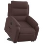 Sillón eléctrico reclinable elevable de tela marrón oscuro de , Sillones - Ref: Foro24-3205009, Precio: 322,39 €, Descuento: %