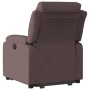 Sillón eléctrico reclinable elevable de tela marrón oscuro de , Sillones - Ref: Foro24-3205009, Precio: 322,39 €, Descuento: %