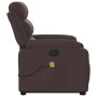 Sillón masaje eléctrico reclinable elevable tela marrón oscuro von , Sessel - Ref: Foro24-3205021, Preis: 345,39 €, Rabatt: %