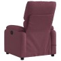 Sillón reclinable de masaje eléctrico tela morado by , Armchairs - Ref: Foro24-3204819, Price: 274,37 €, Discount: %