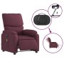 Sillón reclinable de masaje eléctrico tela morado by , Armchairs - Ref: Foro24-3204819, Price: 274,37 €, Discount: %