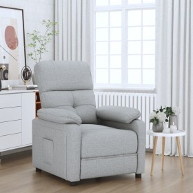 Sillón reclinable de tela gris claro de , Sillones - Ref: Foro24-348275, Precio: 179,01 €, Descuento: %