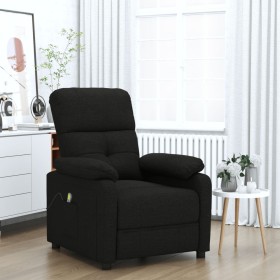 Sillón de masaje de tela negro de , Sillones de masaje eléctricos - Ref: Foro24-348289, Precio: 196,65 €, Descuento: %