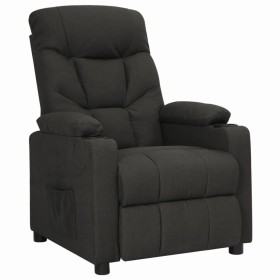 Sillón reclinable de tela negro de , Sillones - Ref: Foro24-348531, Precio: 178,50 €, Descuento: %