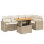 Juego de sofás jardín con cojines 6 pzas ratán sintético beige by , Garden sets - Ref: Foro24-3271303, Price: 559,42 €, Disco...