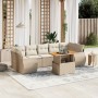 Juego de sofás de jardín con cojines beige 8 pzas ratán PE von , Gartensets - Ref: Foro24-3272108, Preis: 777,07 €, Rabatt: %