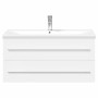 Mueble de baño con lavabo integrado blanco de , Tocadores de baño - Ref: Foro24-3278794, Precio: 339,34 €, Descuento: %