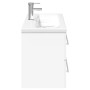 Mueble de baño con lavabo integrado blanco de , Tocadores de baño - Ref: Foro24-3278794, Precio: 339,34 €, Descuento: %